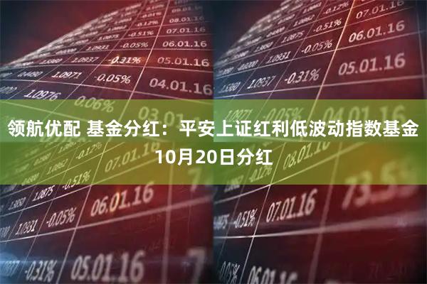 领航优配 基金分红：平安上证红利低波动指数基金10月20日分红