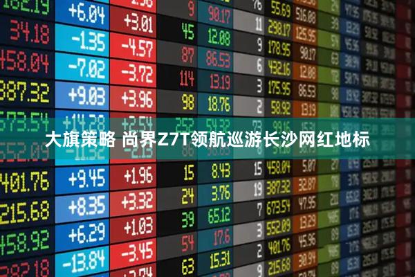 大旗策略 尚界Z7T领航巡游长沙网红地标